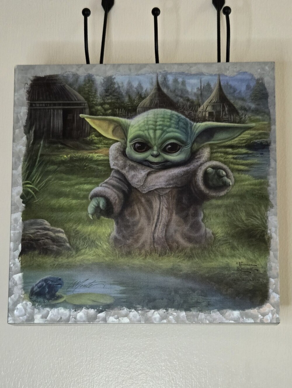 Thomas Kinkade Studios limited edition metal box art titled The Mandalorian™